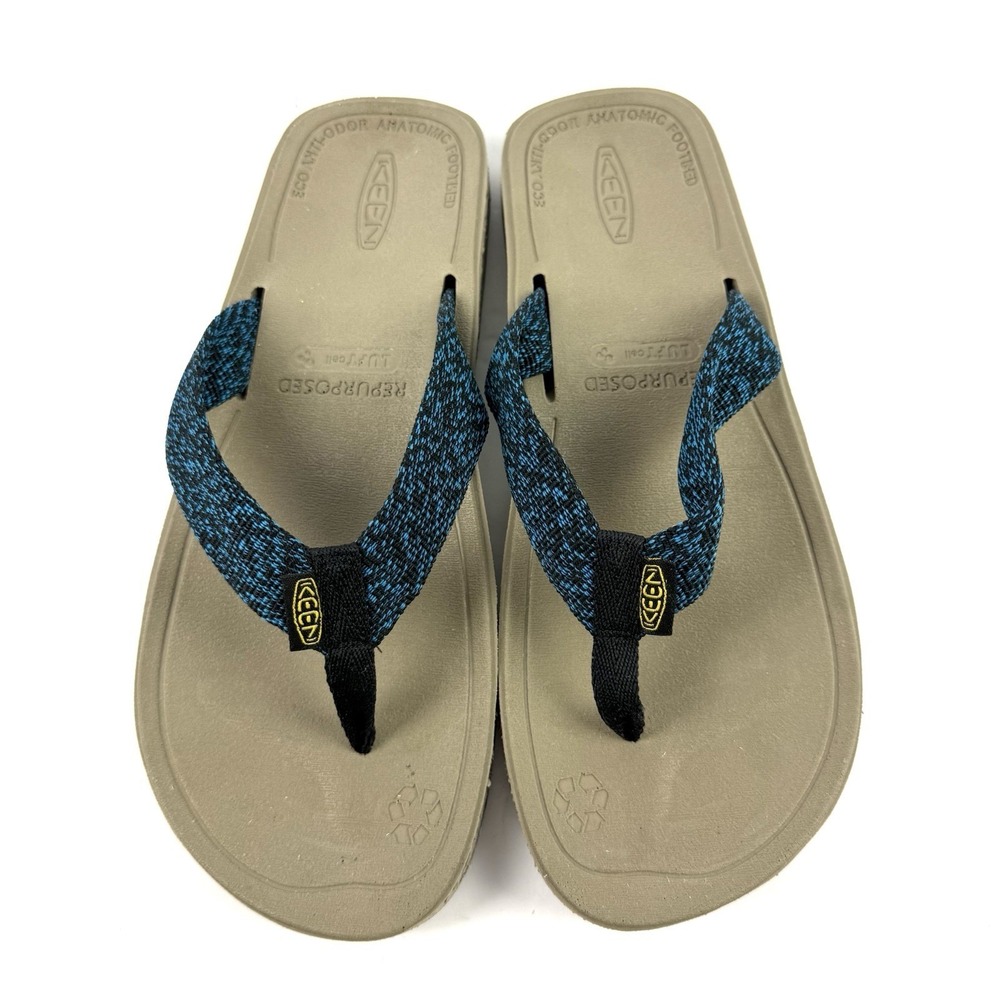 Keen Mens Harvest Flip Flop 8 Slip On‎ Repurposed Luft Cell Sandals 40.5